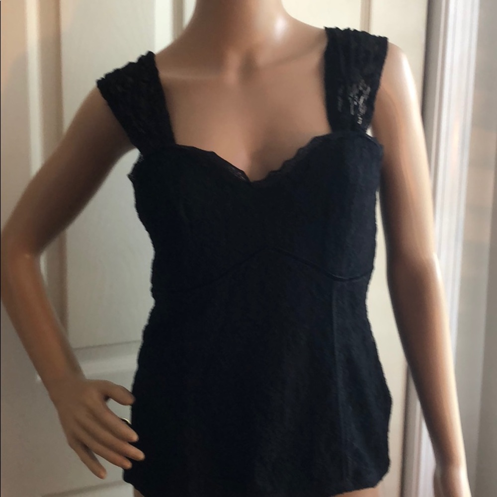 Lace Strap Tank Top